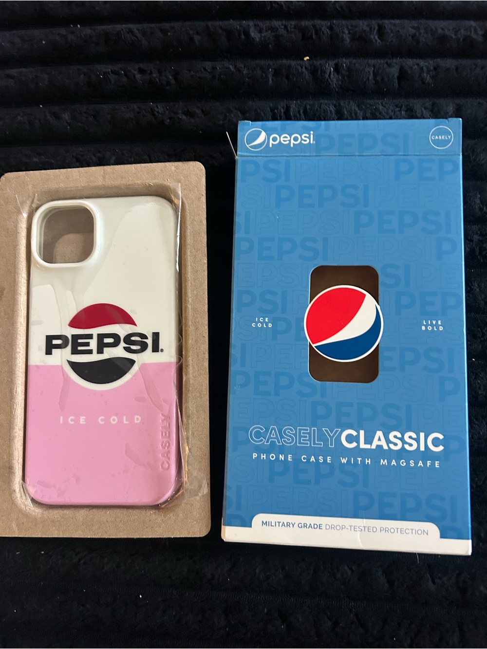 Pepsi Pink and White Casely Classic iPhone Case with MagSafe for iPhone 14+